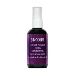 BINGOSPA Płynna keratyna 100% z biotyną, kwasem hialurownowym, l-cysteiną i witaminą C 100ml
